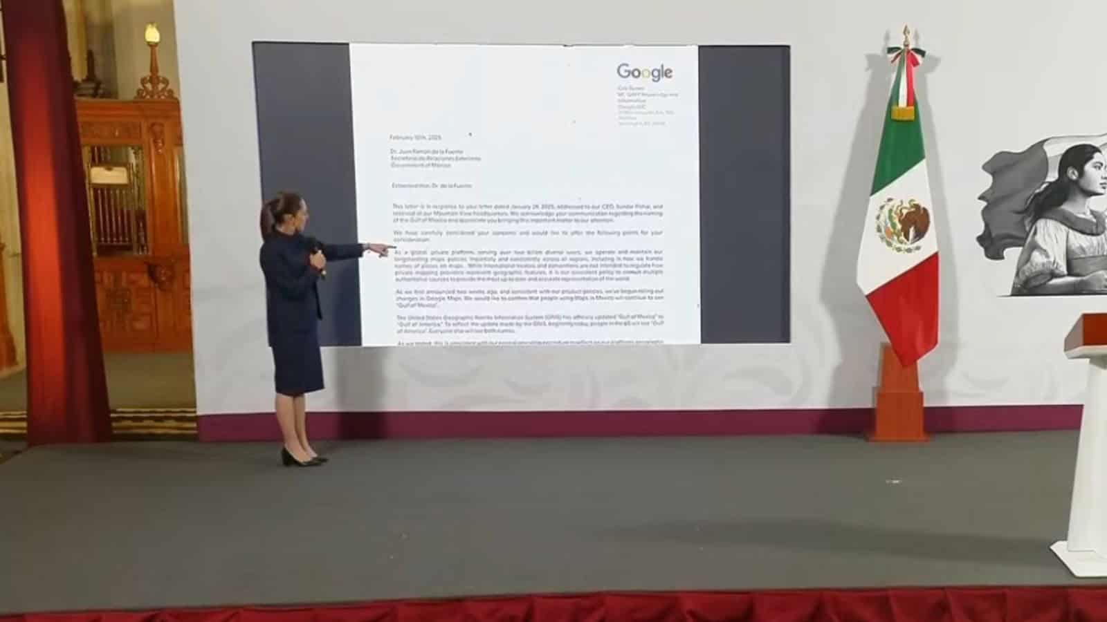 Google responde a gobierno de Sheinbaum sobre el Golfo de México