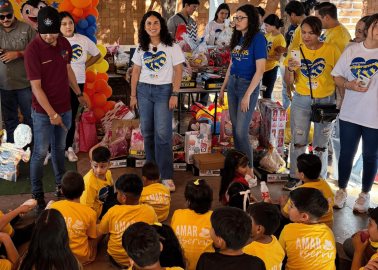 Niños que luchan contra el cáncer disfrutaron de un homenaje festivo