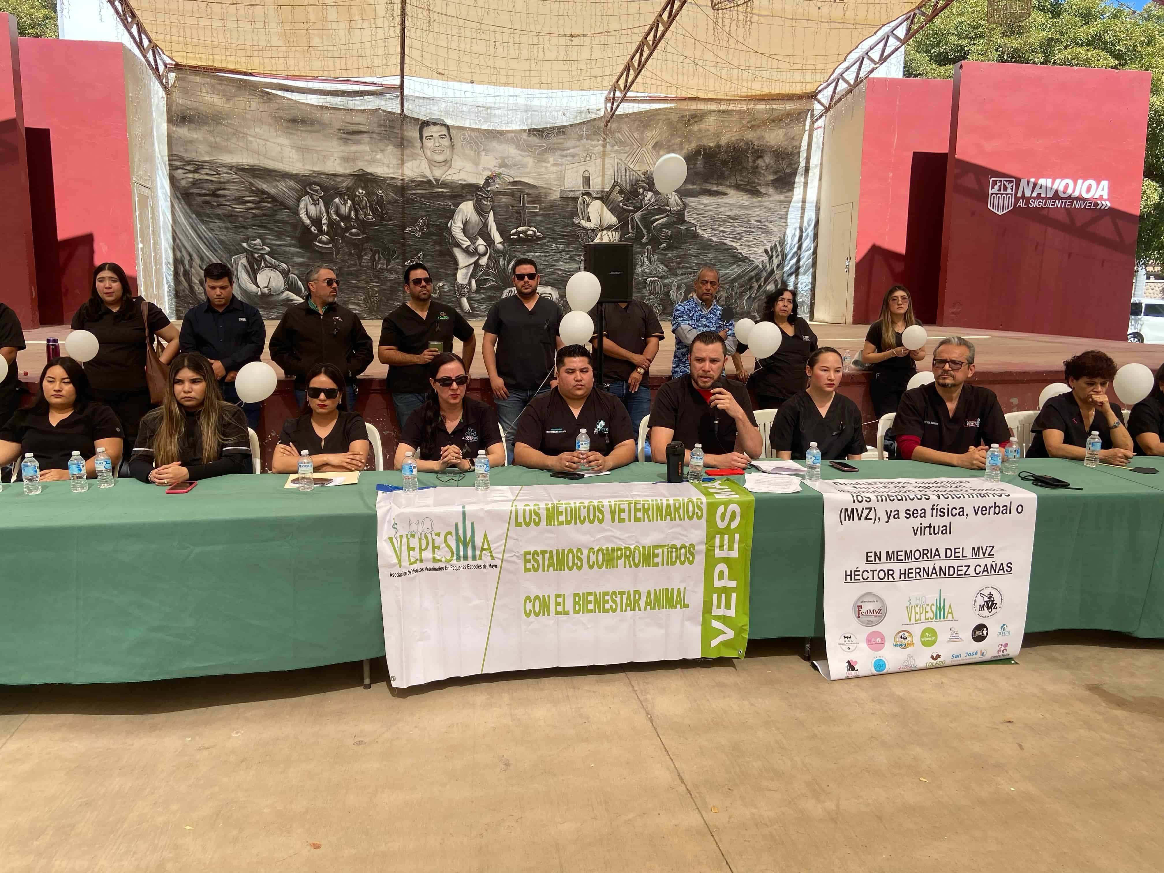 Veterinarios de Navojoa se suman a paro nacional y piden frenar la violencia al gremio