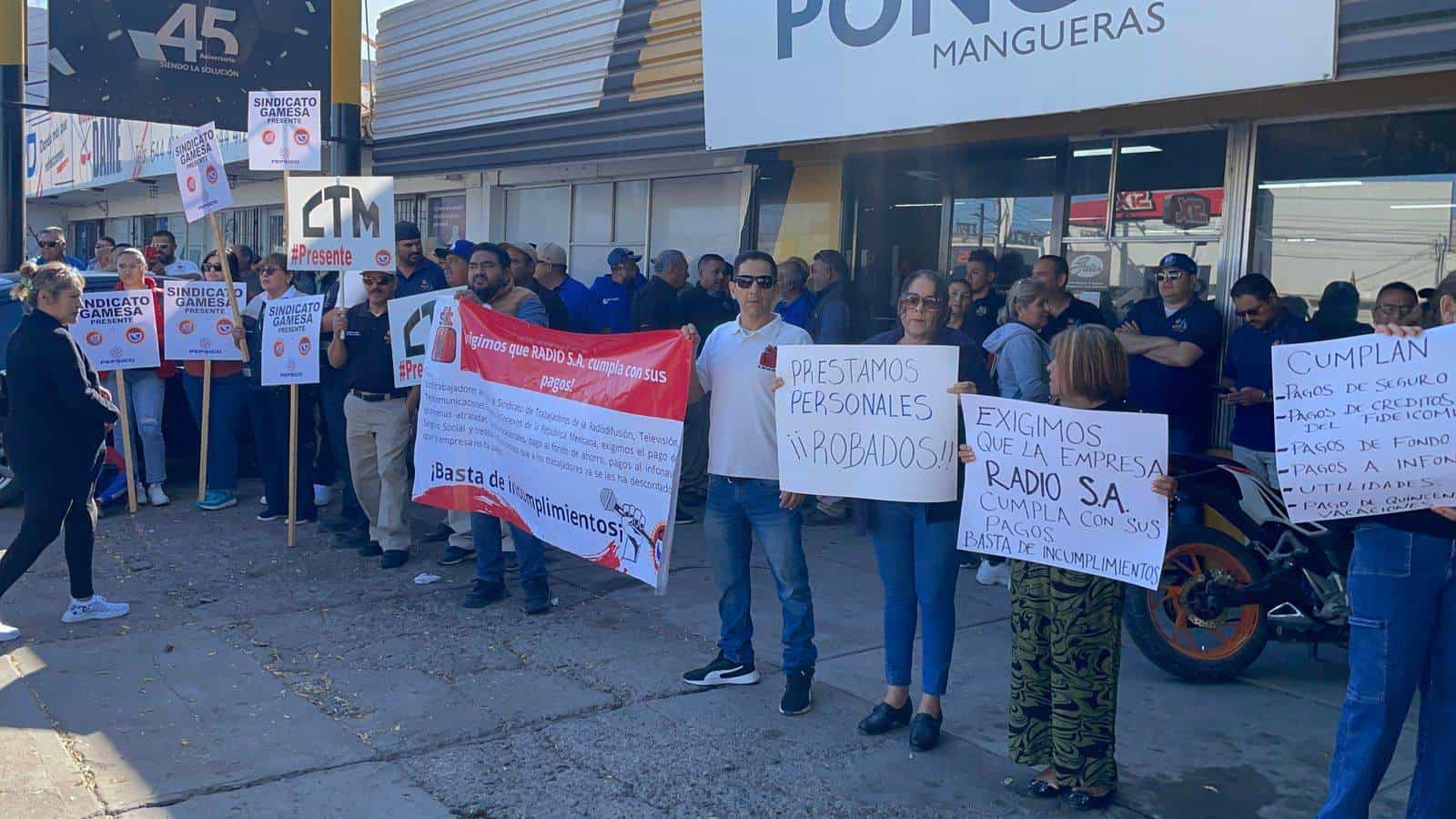 Trabajadores de radio pudieran emplazar a huelga en Cajeme