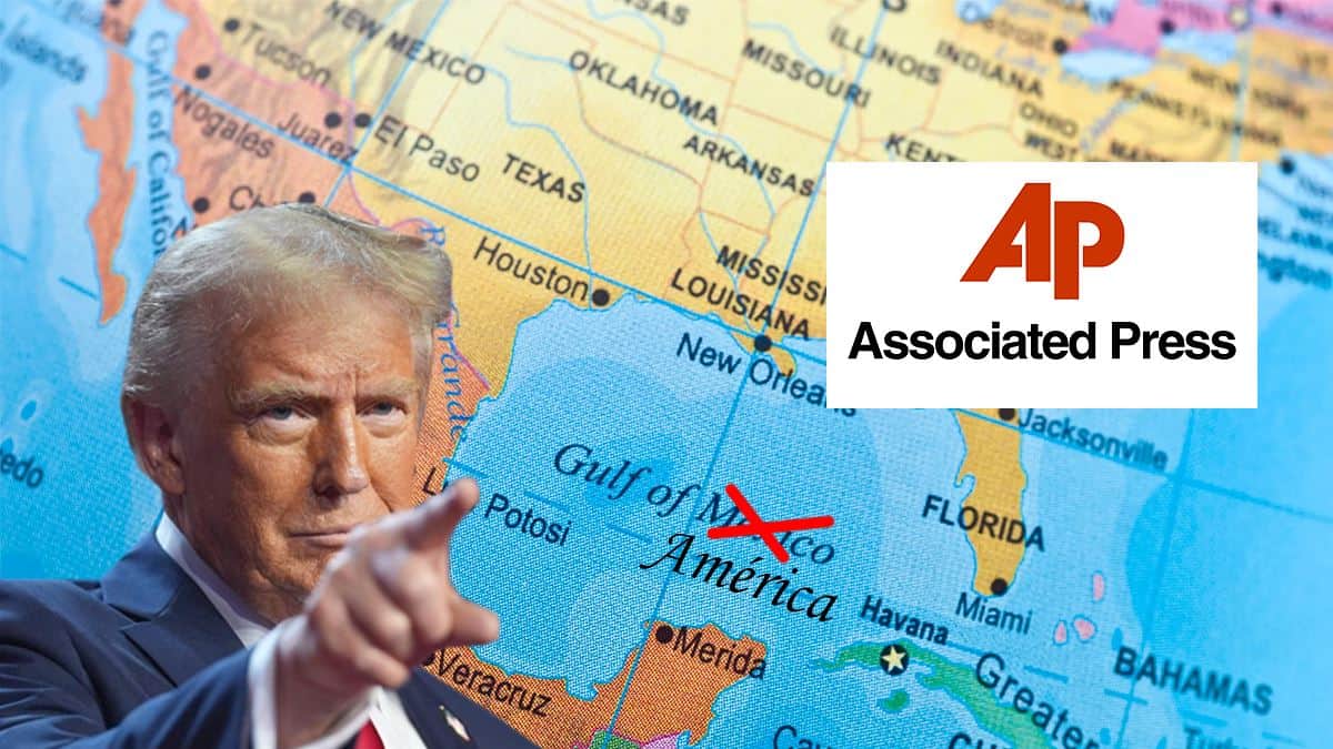 Trump defiende veto a la agencia Associated Press por mantener en su información el nombre de Golfo de México