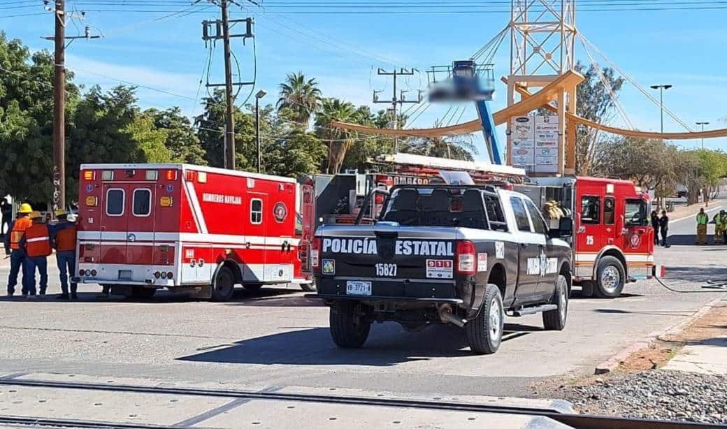 Hombre muere electrocutado en el Parque Industrial de Navojoa