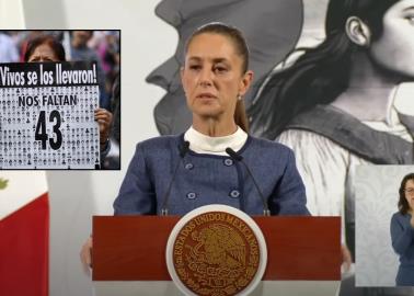 Sheinbaum confirma reunión con los padres de los 43 estudiantes de Ayotzinapa