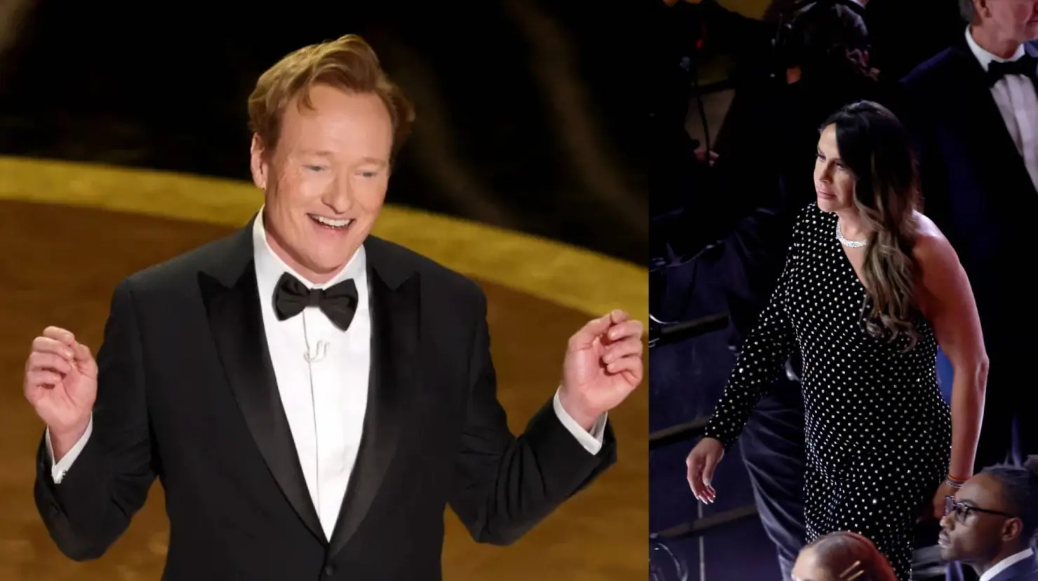 ¿Cruzó la línea? Conan O’Brien y los chistes que incomodaron a Karla Sofía Gascón en los Oscar