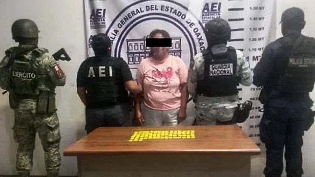 Detienen a exalcaldesa por posesión de drogas en Oaxaca