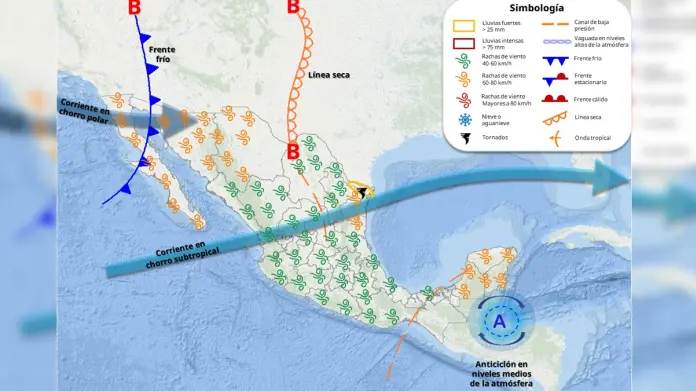 Clima en Sonora hoy 28 de marzo: Fuertes rachas de viento por nuevo frente frío