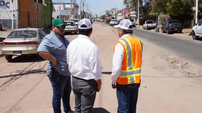 Por iniciar trabajos de pavimentación de la calle 300, en Cajeme