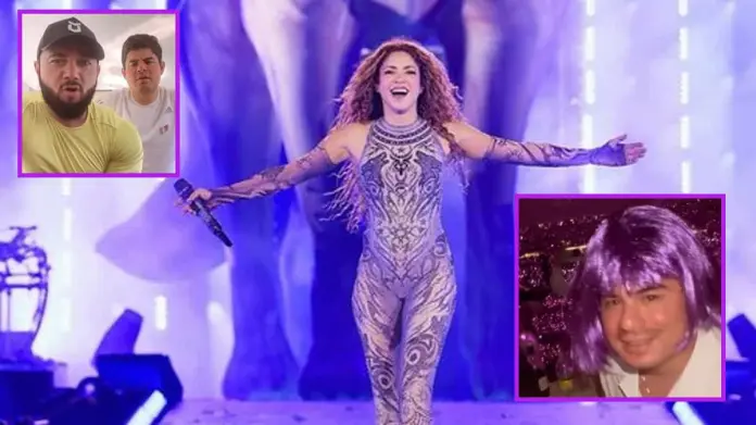 Alfredo Olivas, un fan más de Shakira: aparece en su concierto con una peluca morada |VIDEO Alfredo Olivas, un fan más de Shakira: aparece en su concierto con una peluca morada |VIDEO
