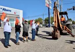 Alcalde Javier Lamarque pone en marcha obras para rehabilitar calles