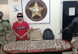 Capturan a sujeto armado y con droga al sur de Ciudad Obregón