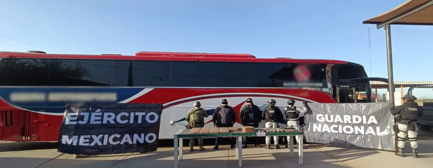 En Sonora, interceptan camiones cargados de fentanilo; hay cuatro detenidos