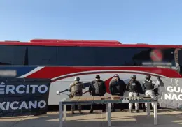 En Sonora, interceptan camiones cargados de fentanilo; hay cuatro detenidos