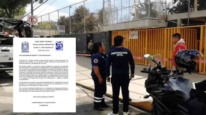 Esto comunicó la Prepa 5 sobre el hallazgo de artefacto explosivo Esto comunicó la Prepa 5 sobre el hallazgo de artefacto explosivo