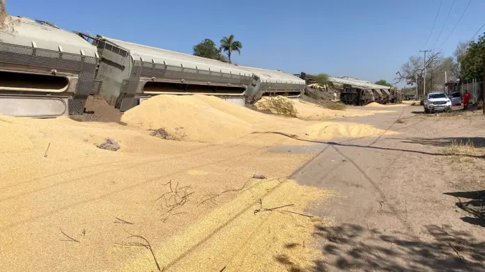 Se descarrila el tren en Navojoa Se descarrila el tren en Navojoa