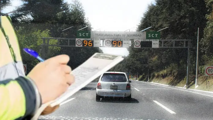 Esto se paga de multa por exceso de velocidad en carreteras federales mexicanas en 2025