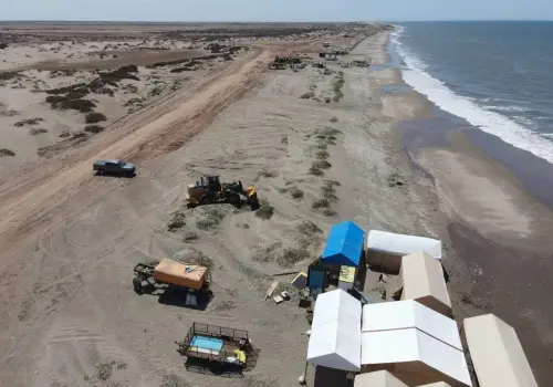 Caminos listos para recibir turismo en la Playa El Siaric