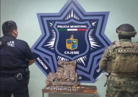Hallan droga y equipo táctico en las Granjas MICA, al oriente de Ciudad Obregón