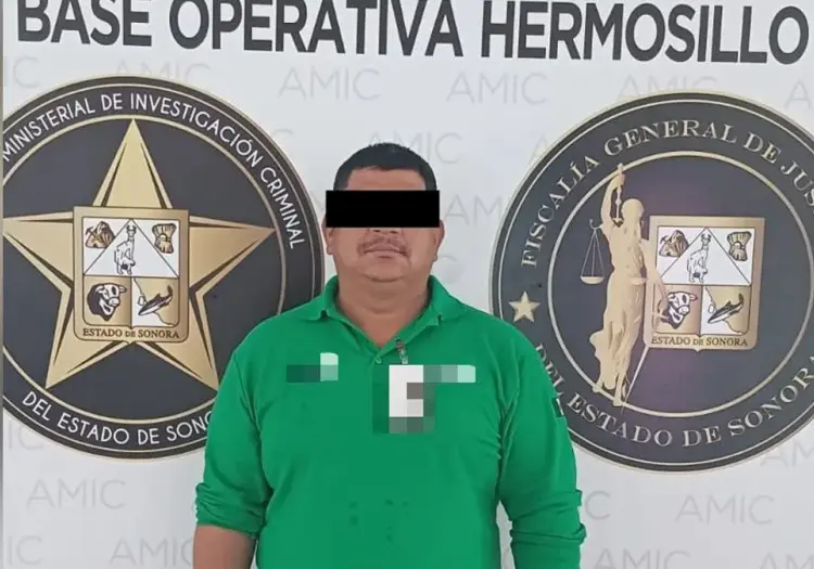 Por abuso a menor de edad, detienen a Luis Sebastián "N" en Hermosillo