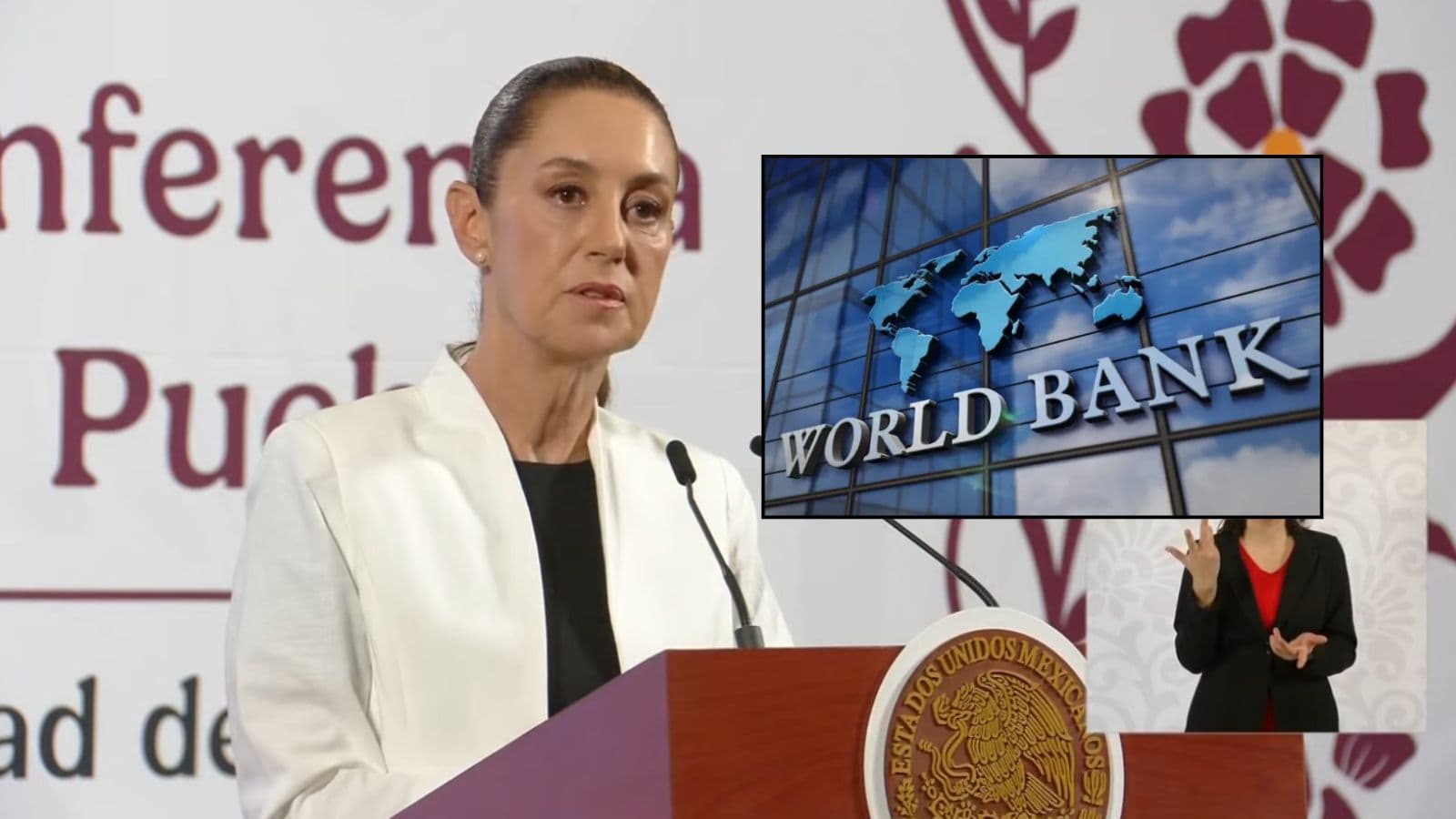Economía mexicana no caerá: Sheinbaum rechaza pronóstico del Banco Mundial