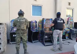 Aseguran 12 máquinas tragamonedas en Ciudad Obregón