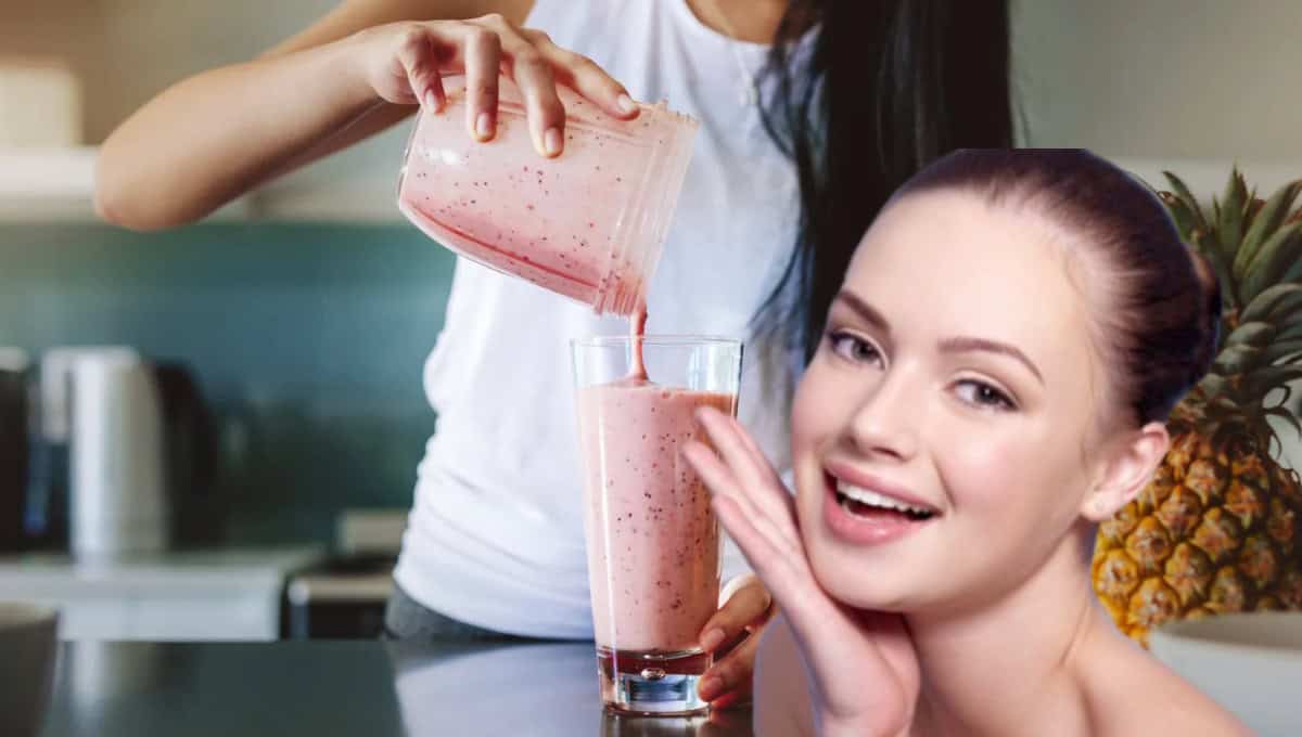 Esta bebida natural llena de colágeno ayuda a mantener firme la piel y es fácil de hacer