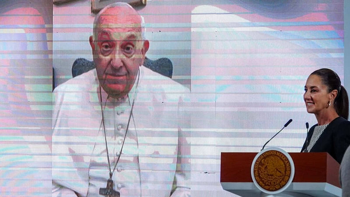 Claudia Sheibaum revela VIDEO inédito del Papa Francisco dirigido a los mexicanos