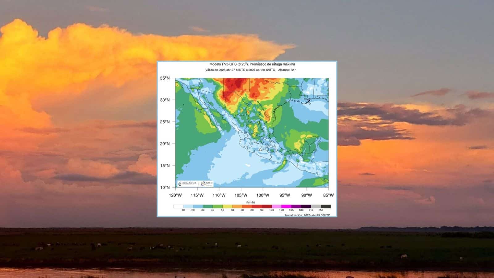Clima en Sonora hoy 26 de abril: Se aproxima frente frío con fuertes vientos