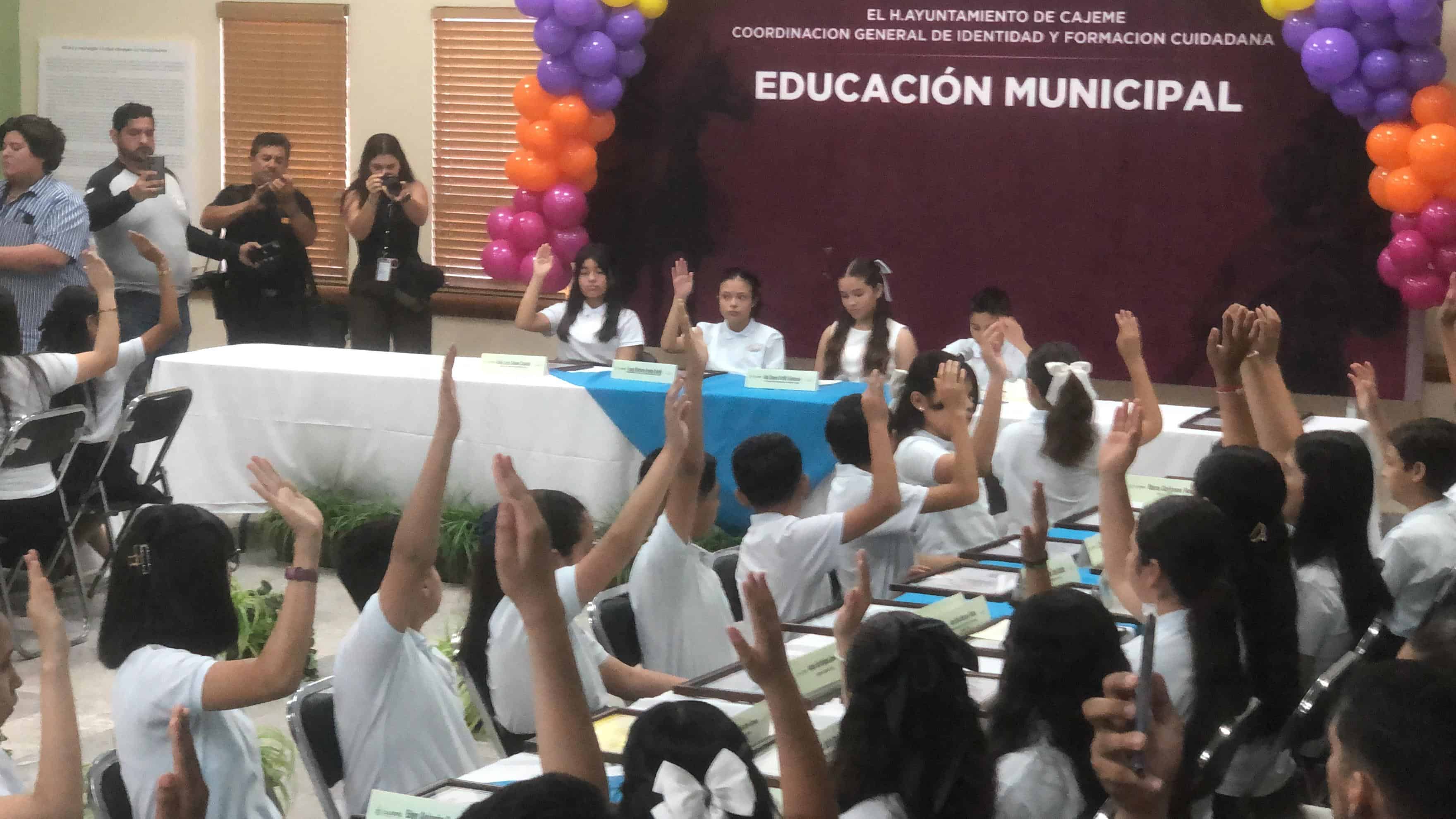 Celebran Cabildo Infantil 2025 en Cajeme