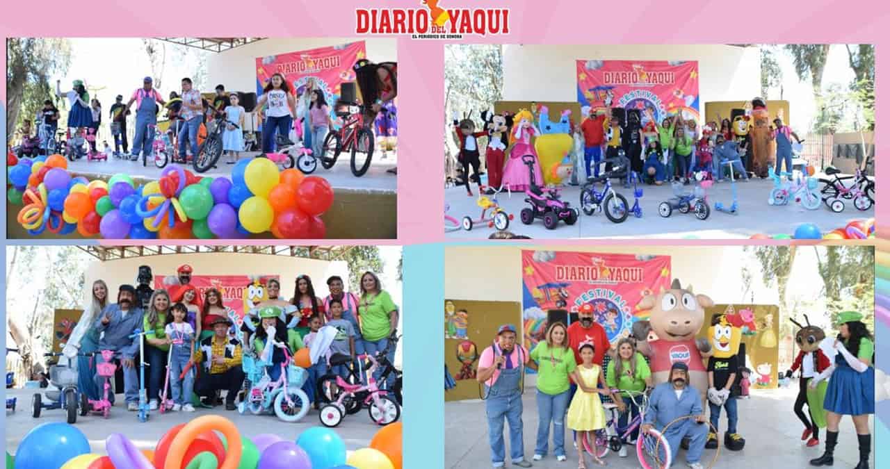 Gran Festival del Día del Niño de Diario del Yaqui: ¡Diversión garantizada para los más pequeños!