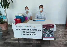 Instalan puesto de vacunación en Aeropuerto de Ciudad Obregón