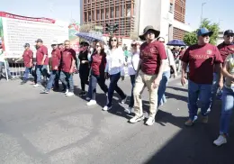 Burócratas y trabajadores de la educación también marcharán en Sonora