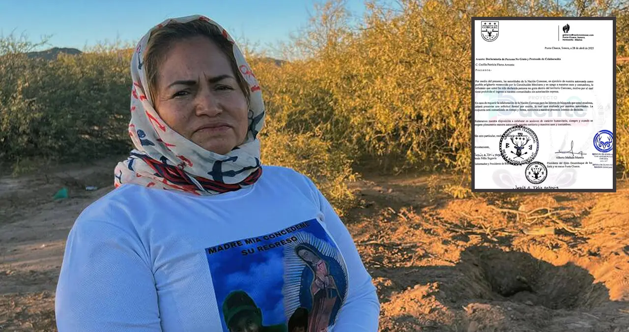 Ceci Flores es declarada persona non grata en etnia de Sonora | VIDEO