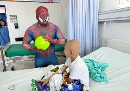 Día del Niño en el hospital: alegría, globos y amor en el Piso 2 de oncología pediátrica