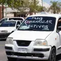 Taxistas alzan la voz en el Día del Trabajo