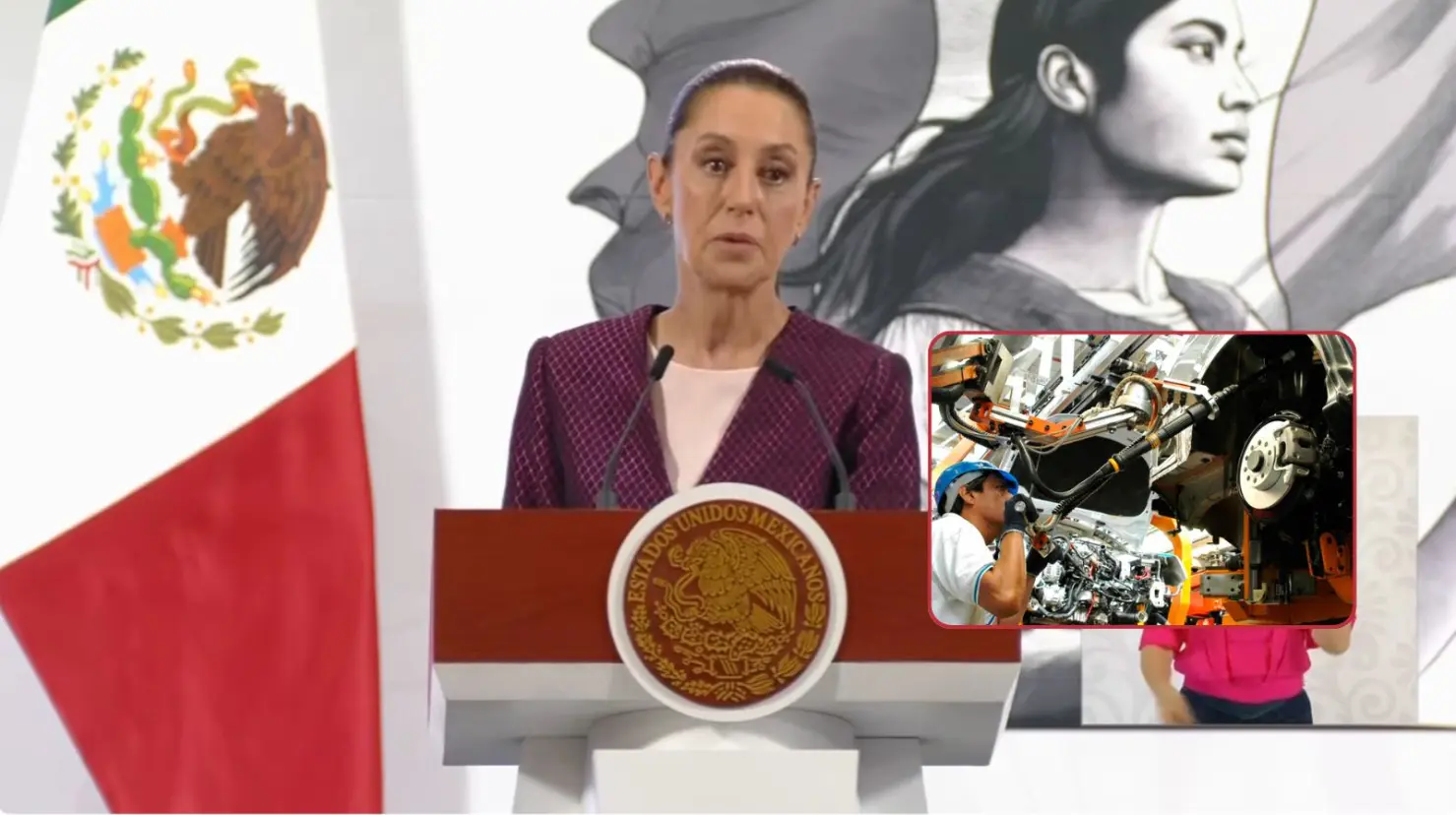 Cero aranceles para autopartes mexicanas exportadas a Estados Unidos, confirma Sheinbaum