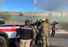 Por fuerte incendio en Sonora se activa protocolo de seguridad