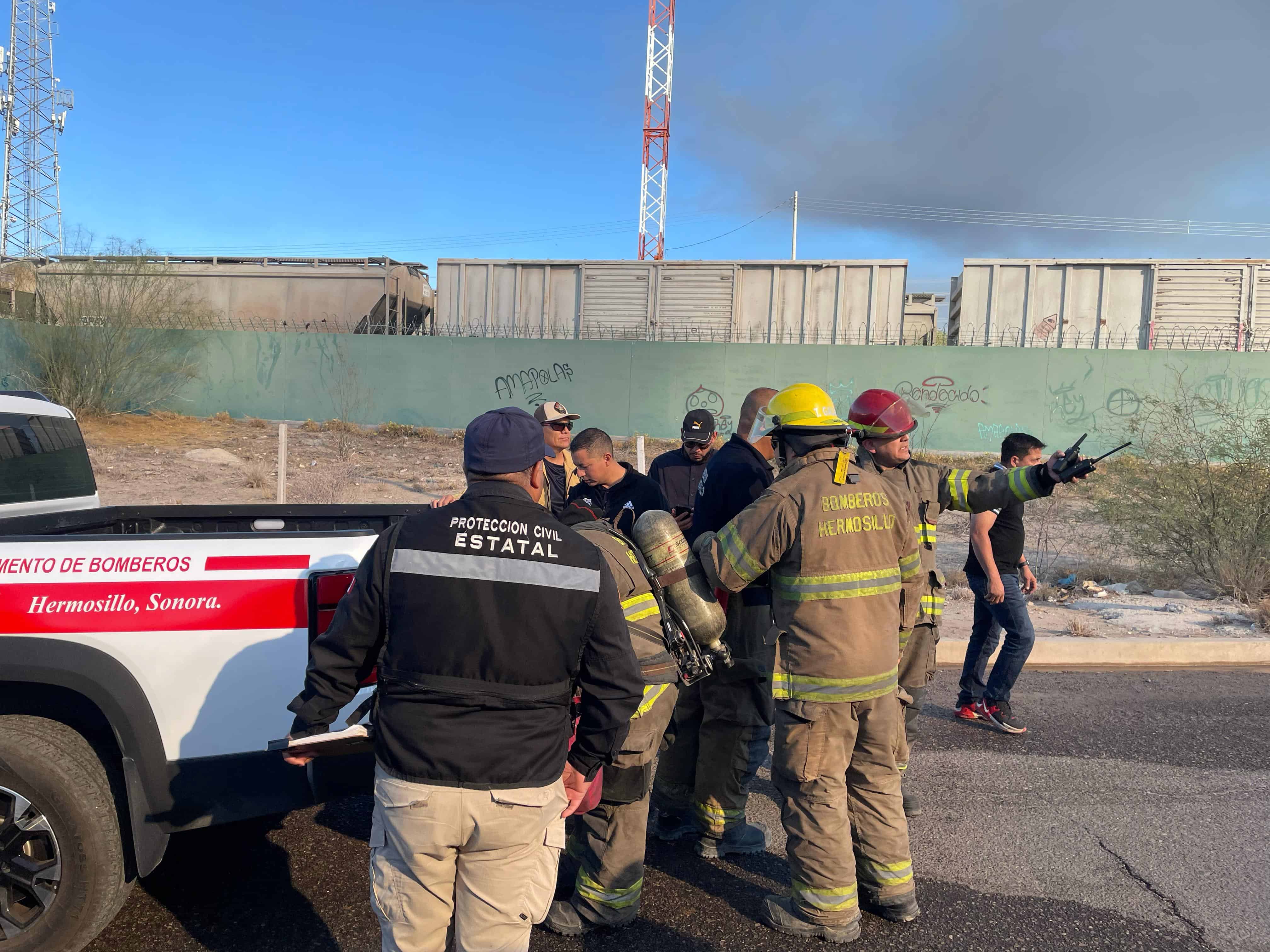Por fuerte incendio en Sonora se activa protocolo de seguridad