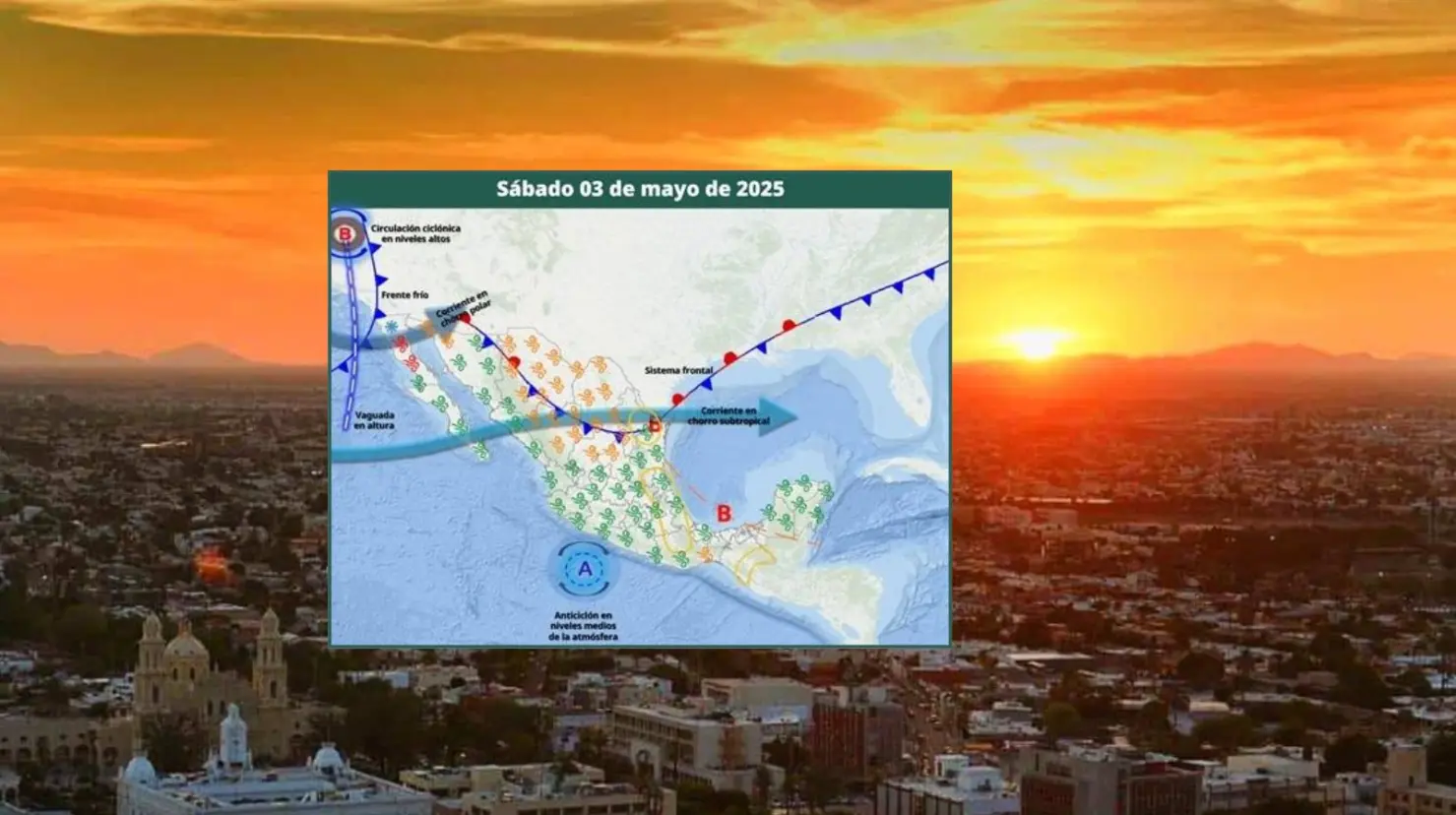 Clima en Sonora hoy 3 de mayo: Bajarán ligeramente las temperaturas