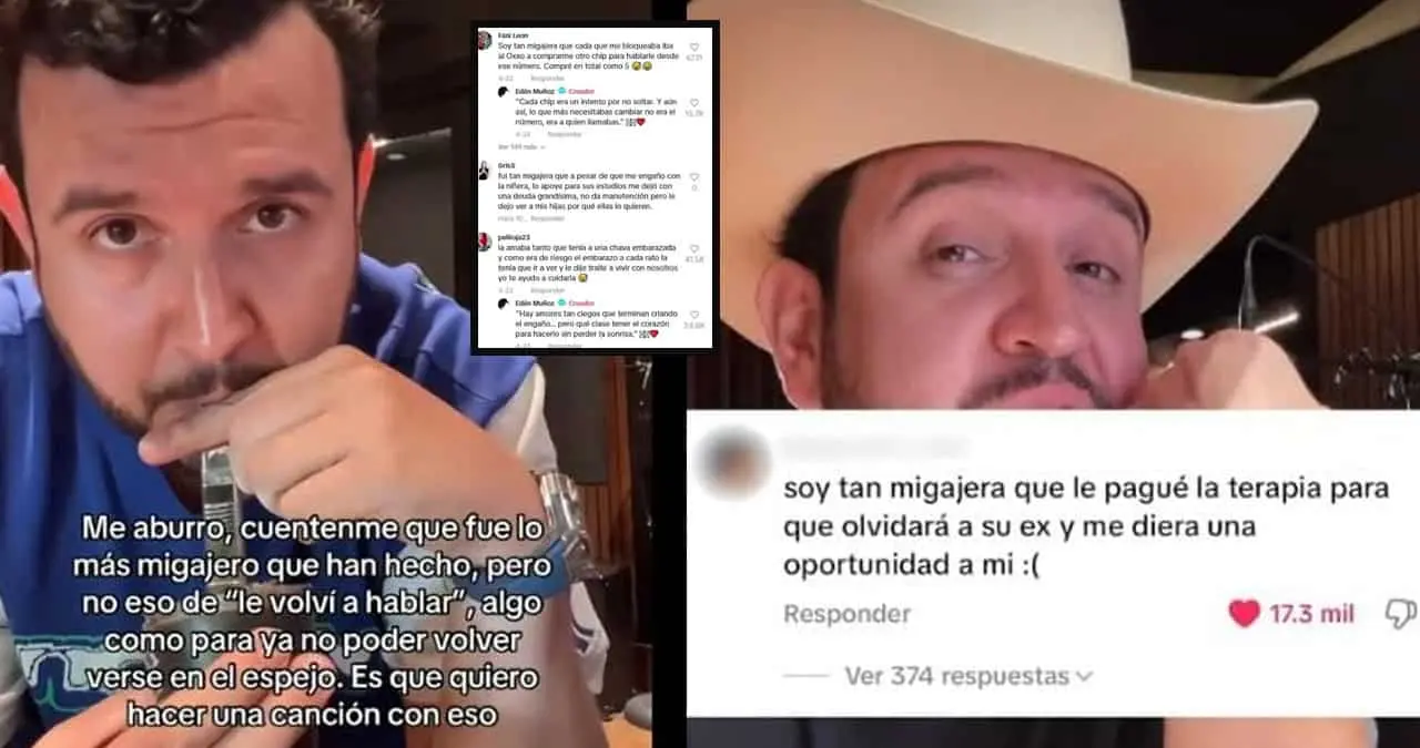 Edén Muñoz compone canción basada en las historias de amor más “migajeras” de sus fans | VIDEO