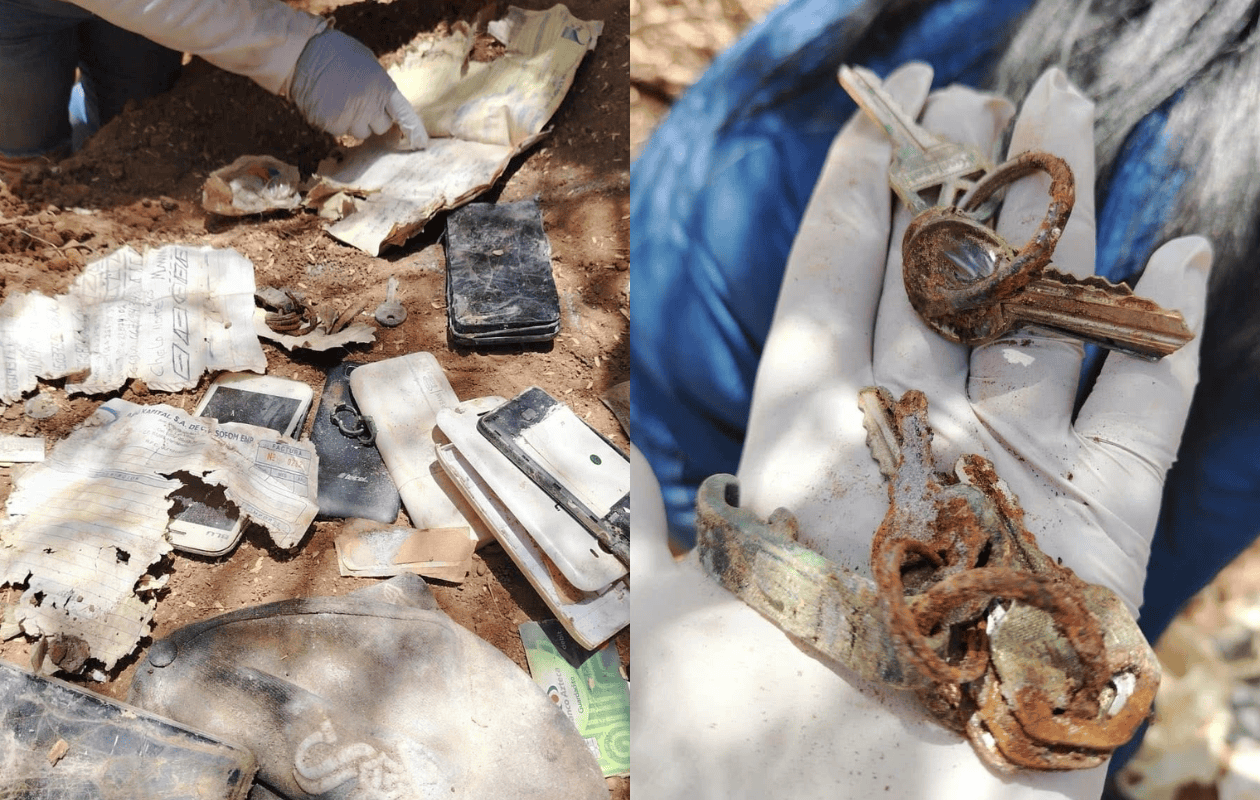 Encuentran seis cuerpos en fosa clandestina: Madres buscadoras comparten objetos