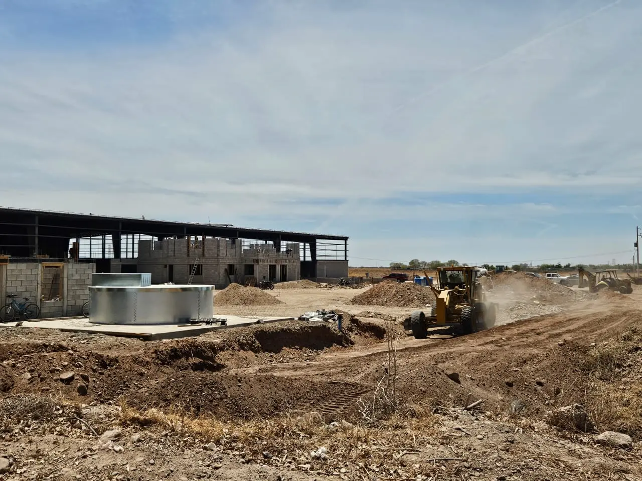 Avanza en Cajeme construcción de espacios industriales