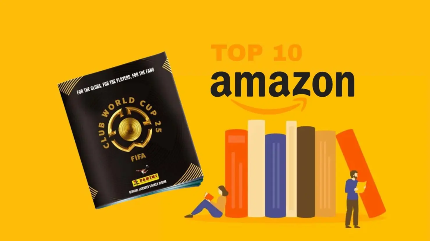Álbum Panini figura entre los 10 libros más vendidos en Amazon México ¿qué lugar ocupa en la lista?