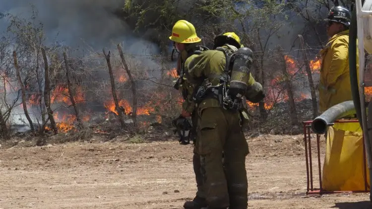 Bomberos de Cajeme advierten riesgos de incendios por sequía