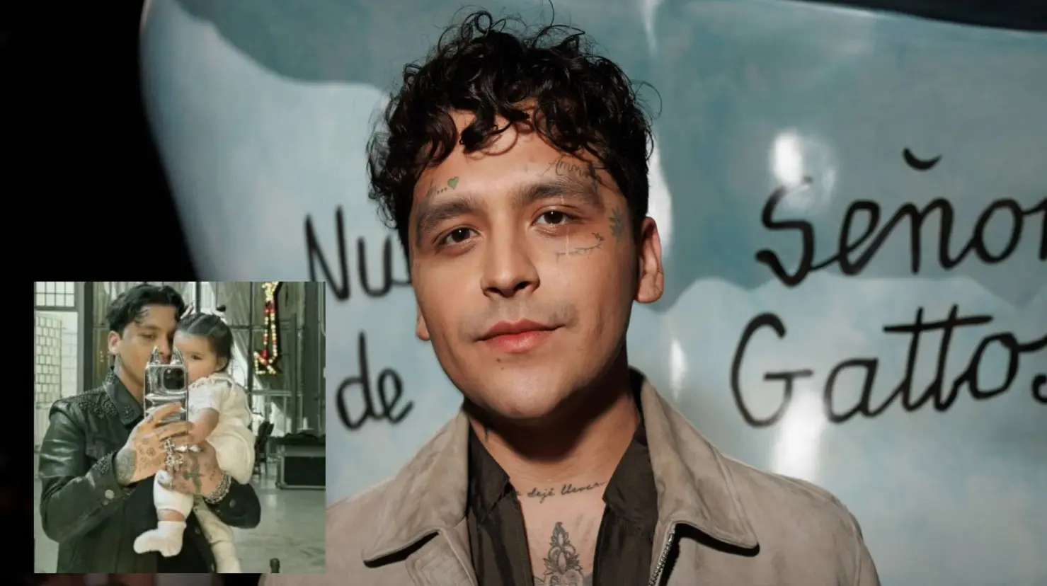 Christian Nodal rompe el silencio y habla por primera vez de su hija Inti en entrevista