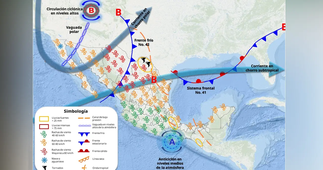 Clima en Sonora hoy, 5 de mayo: Frente frío 42 provocará fuertes vientos y tolvaneras