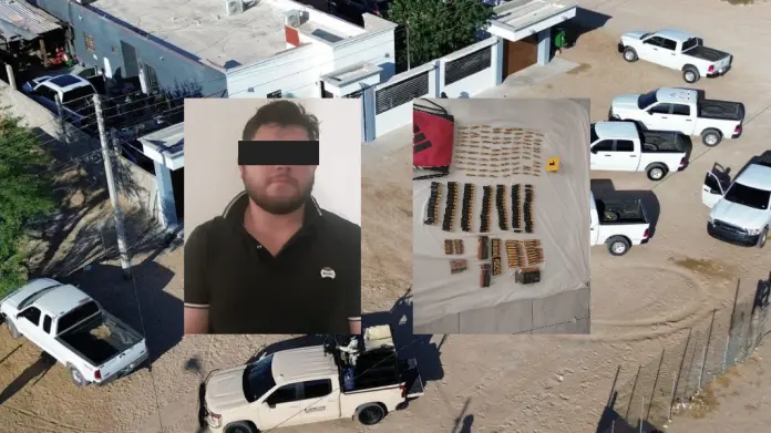 Detienen a estadounidense durante cateo en SLRC Detienen a estadounidense durante cateo en SLRC
