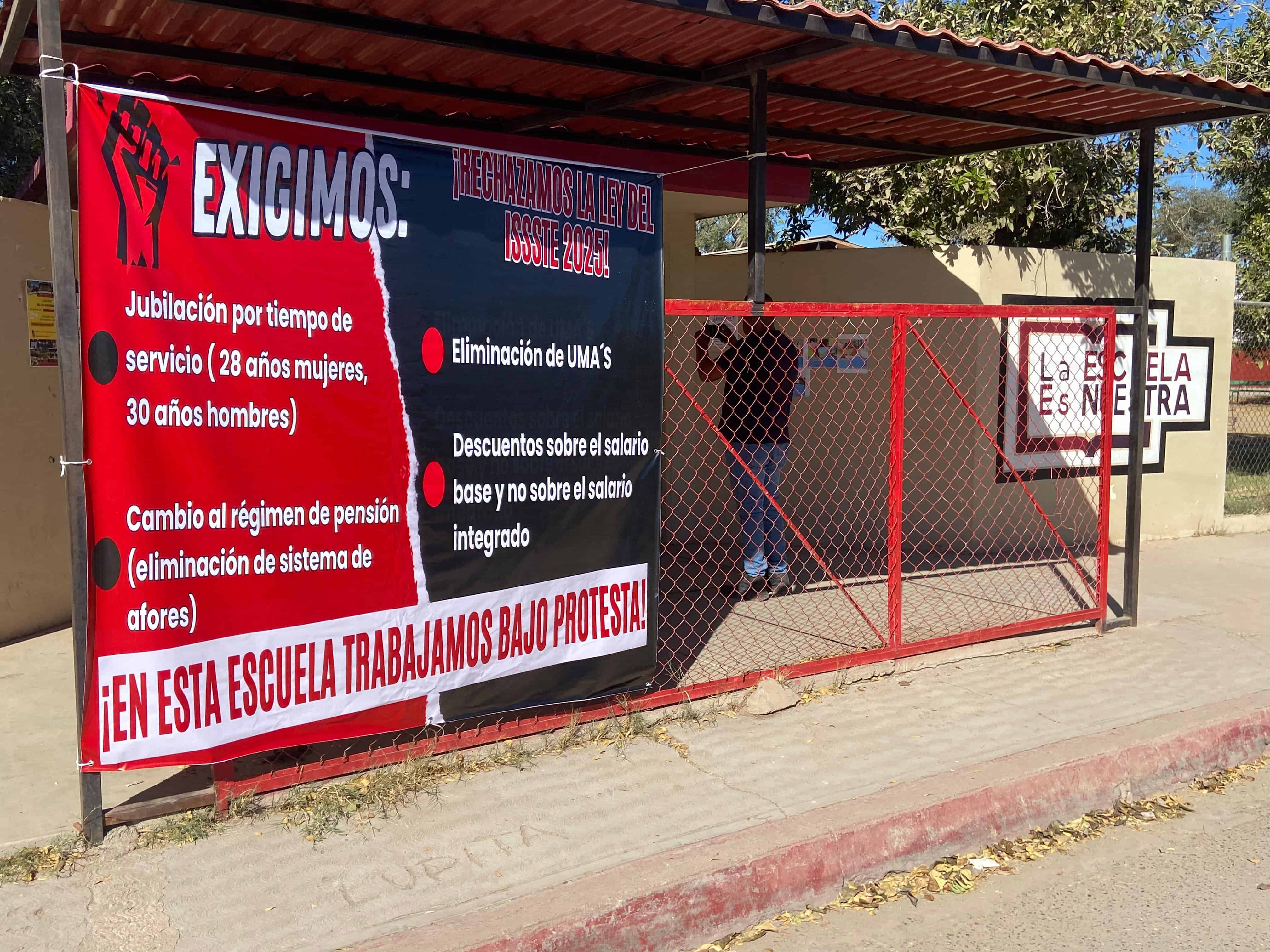 Magisterio en Navojoa preparado ante paro laboral