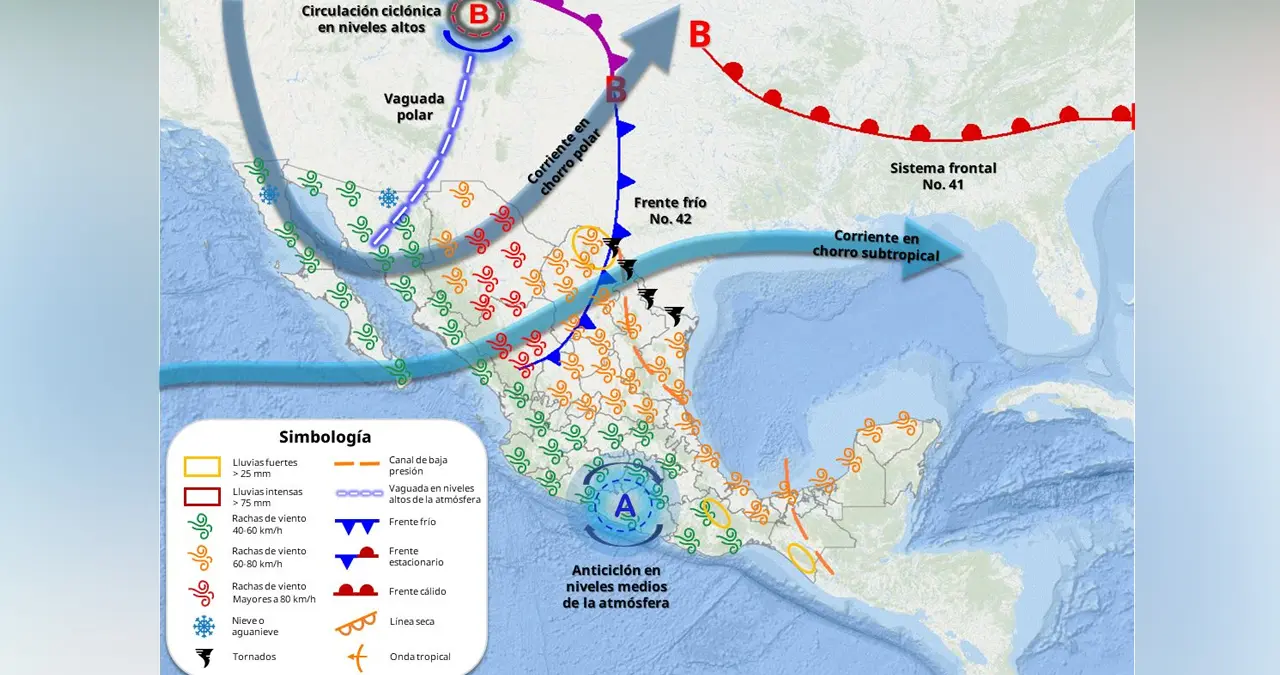 Clima en Sonora hoy, 6 de mayo: Cielos nublados, lluvias dispersas y fuertes vientos