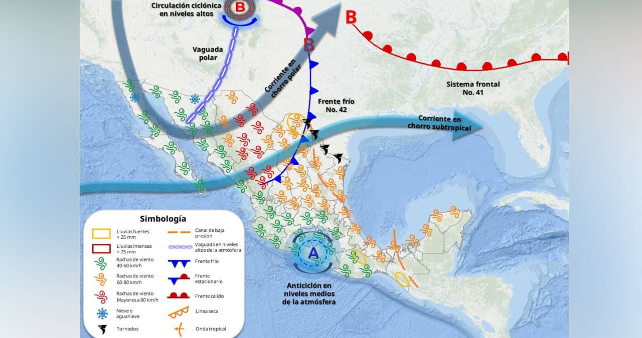 Clima en Sonora hoy, 6 de mayo: Cielos nublados, lluvias dispersas y fuertes vientos