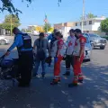 Embisten a motociclista que omitió señal de alto, en el Centro de Ciudad Obregón